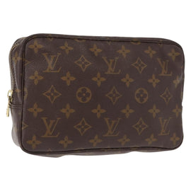 LOUIS VUITTON Monogram Trousse Toilette 23 Clutch Bag M47524 LV Auth 147094