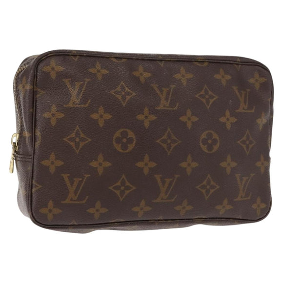 LOUIS VUITTON Monogram Trousse Toilette 23 Clutch Bag M47524 LV Auth 147094