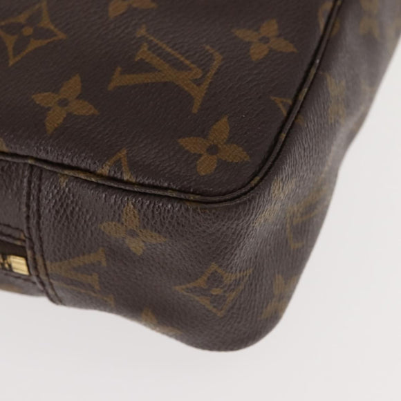 LOUIS VUITTON Monogram Trousse Toilette 23 Clutch Bag M47524 LV Auth 147094