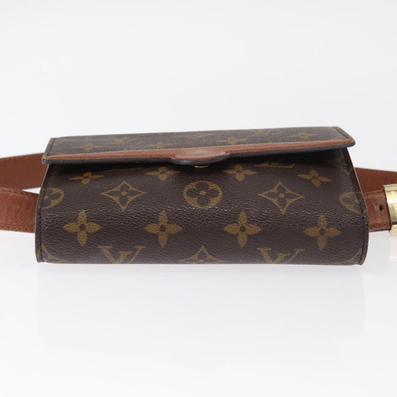 LOUIS VUITTON Monogram Pochette Arush Waist Bag M51975 LV Auth 147095