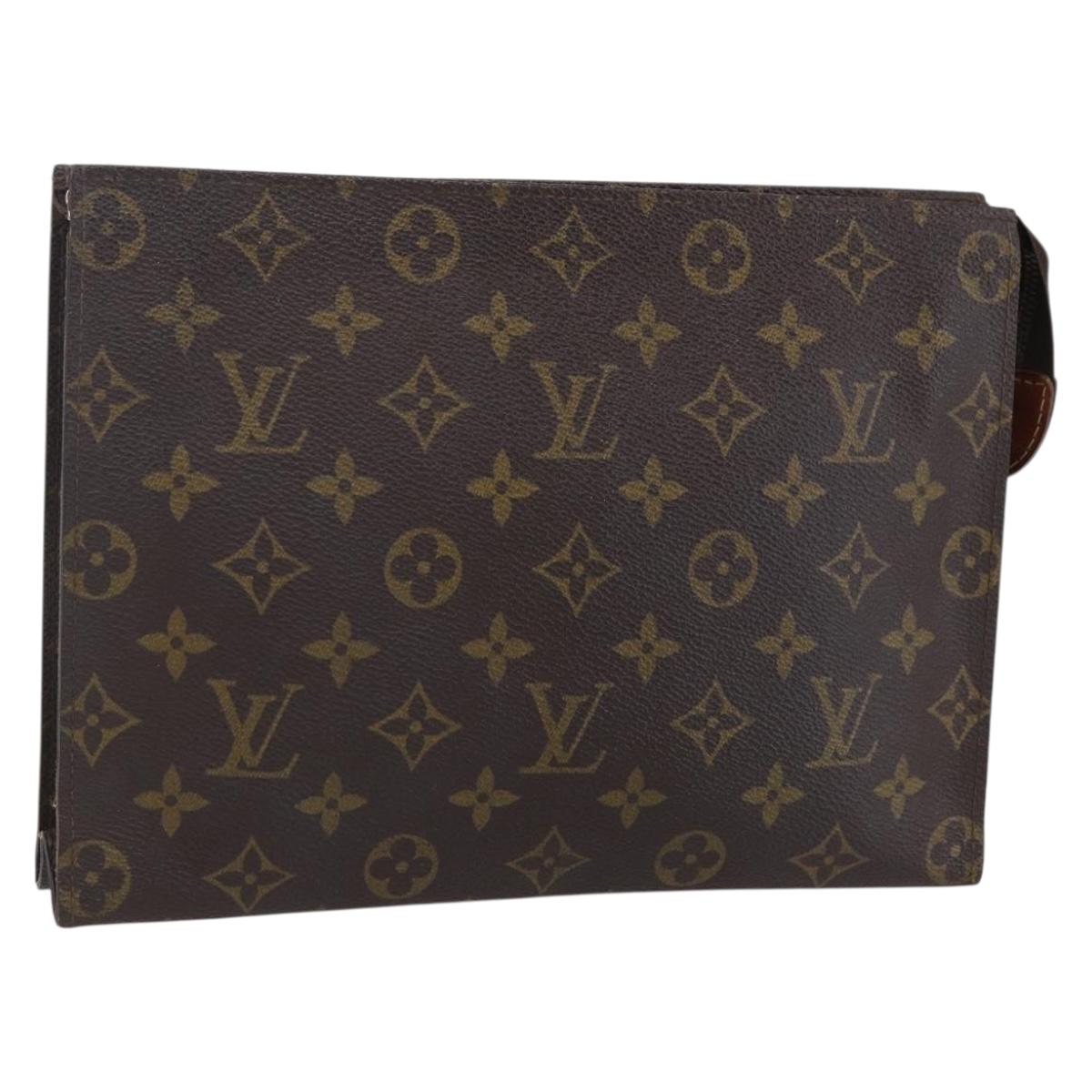 LOUIS VUITTON Monogram Poche Toilette 26 Pouch M47542 LV Auth