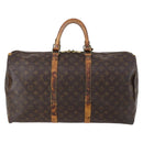 LOUIS VUITTON Monogram Keepall 50 Boston Bag M41426 LV Auth 147097-2