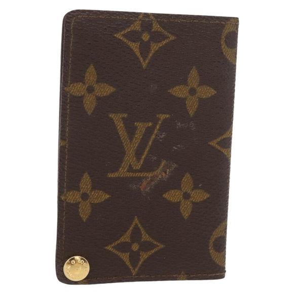 LOUIS VUITTON Monogram Porto Cartes Crdit Pression Card Case M60937 Auth 147099
