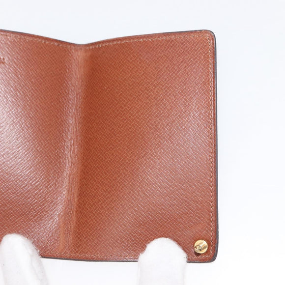 LOUIS VUITTON Monogram Porto Cartes Crdit Pression Card Case M60937 Auth 147099