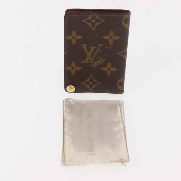 LOUIS VUITTON Monogram Porto Cartes Crdit Pression Card Case M60937 Auth 147099