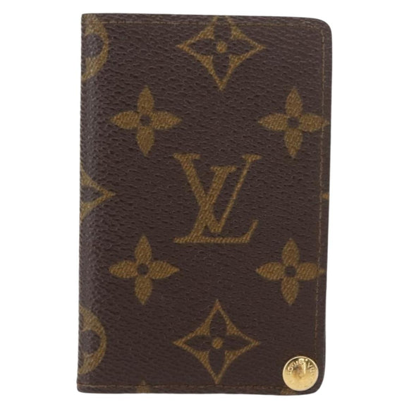 LOUIS VUITTON Monogram Porto Cartes Crdit Pression Card Case M60937 Auth 147099