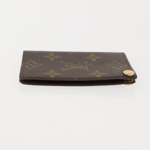 LOUIS VUITTON Monogram Porto Cartes Crdit Pression Card Case M60937 Auth 147099