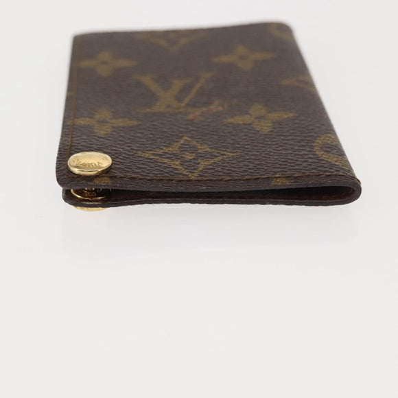 LOUIS VUITTON Monogram Porto Cartes Crdit Pression Card Case M60937 Auth 147099