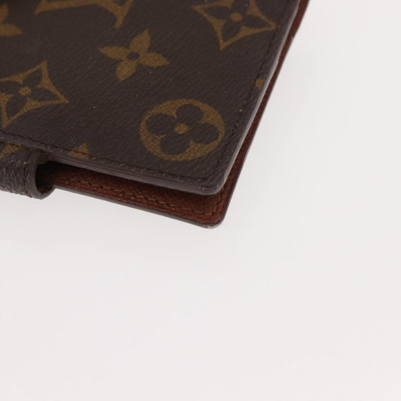 LOUIS VUITTON Monogram Agenda Mini Day Planner Cover R20007 LV Auth 147101