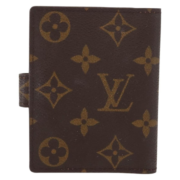 LOUIS VUITTON Monogram Agenda Mini Day Planner Cover R20007 LV Auth 147101