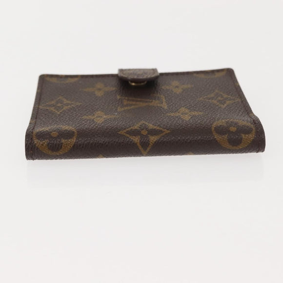 LOUIS VUITTON Monogram Agenda Mini Day Planner Cover R20007 LV Auth 147101