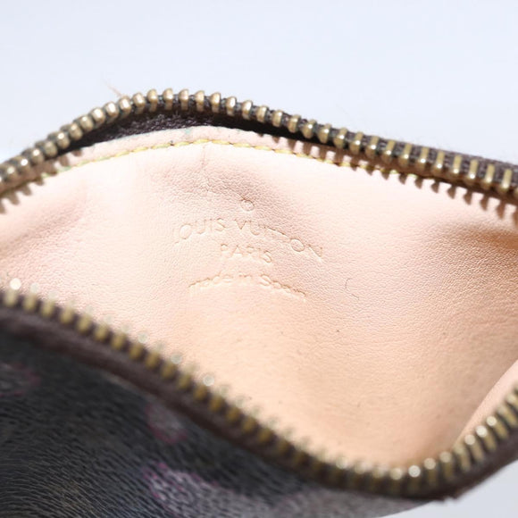 LOUIS VUITTON Monogram Cherry Blossom Pochette Cles Purse M92015 LV Auth 147103