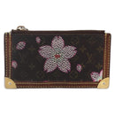 LOUIS VUITTON Monogram Cherry Blossom Pochette Cles Purse M92015 LV Auth 147103-13