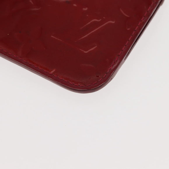 LOUIS VUITTON Vernis Pochette ClesNM Coin Purse Pomme D'amour M93559 Auth 147104