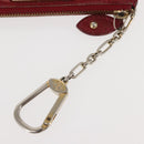 LOUIS VUITTON Vernis Pochette ClesNM Coin Purse Pomme D'amour M93559 Auth 147104-8