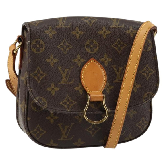 LOUIS VUITTON Monogram Saint Cloud MM Shoulder Bag M51243 LV Auth 147121