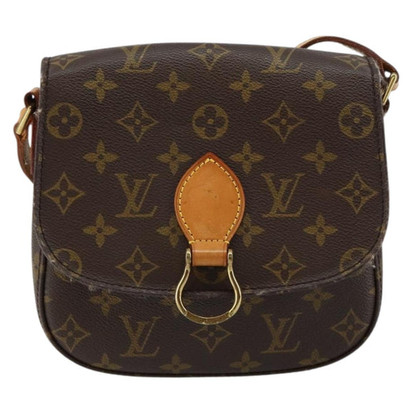 LOUIS VUITTON Monogram Saint Cloud MM Shoulder Bag M51243 LV Auth 147121