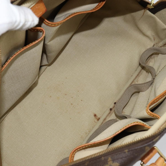 LOUIS VUITTON Monogram Deauville Hand Bag M47270 LV Auth 147122