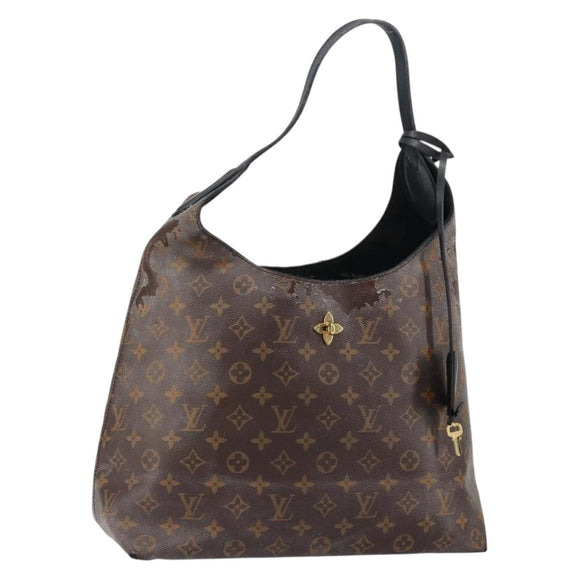 LOUIS VUITTON Monogram Flower Hobo Shoulder Bag M43545 LV Auth 147124