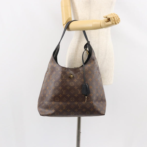 LOUIS VUITTON Monogram Flower Hobo Shoulder Bag M43545 LV Auth 147124