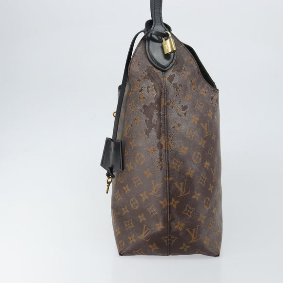 LOUIS VUITTON Monogram Flower Hobo Shoulder Bag M43545 LV Auth 147124