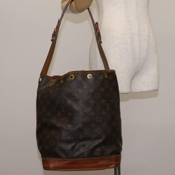 LOUIS VUITTON Monogram Noe Shoulder Bag M42224 LV Auth 147127