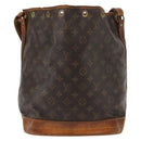 LOUIS VUITTON Monogram Noe Shoulder Bag M42224 LV Auth 147127-2