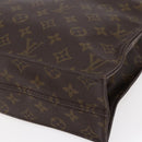 LOUIS VUITTON Monogram Sac Plat Hand Bag M51140 LV Auth 147130-9
