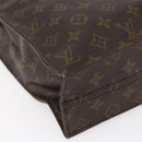 LOUIS VUITTON Monogram Sac Plat Hand Bag M51140 LV Auth 147130-14