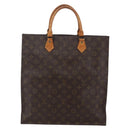 LOUIS VUITTON Monogram Sac Plat Hand Bag M51140 LV Auth 147130-13