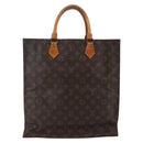 LOUIS VUITTON Monogram Sac Plat Hand Bag M51140 LV Auth 147130-2