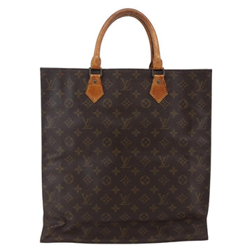 LOUIS VUITTON Monogram Sac Plat Hand Bag M51140 LV Auth 147130 - 0