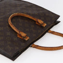 LOUIS VUITTON Monogram Sac Plat Hand Bag M51140 LV Auth 147130-6