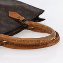 LOUIS VUITTON Monogram Sac Plat Hand Bag M51140 LV Auth 147130-7