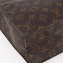 LOUIS VUITTON Monogram Sac Plat Hand Bag M51140 LV Auth 147131-14