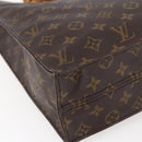 LOUIS VUITTON Monogram Sac Plat Hand Bag M51140 LV Auth 147131-16
