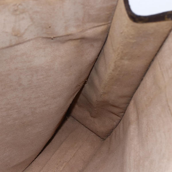 LOUIS VUITTON Monogram Sac Plat Hand Bag M51140 LV Auth 147131