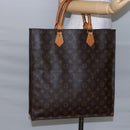 LOUIS VUITTON Monogram Sac Plat Hand Bag M51140 LV Auth 147131-19