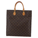 LOUIS VUITTON Monogram Sac Plat Hand Bag M51140 LV Auth 147131-2