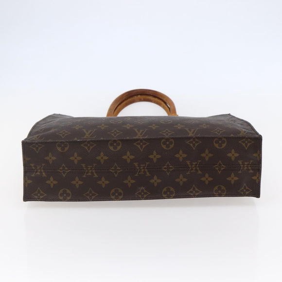 LOUIS VUITTON Monogram Sac Plat Hand Bag M51140 LV Auth 147131