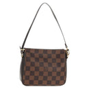 LOUIS VUITTON Damier Ebene Trousse Makeup Pouch N51982 LV Auth 147133V-1