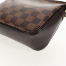 LOUIS VUITTON Damier Ebene Trousse Makeup Pouch N51982 LV Auth 147133V-14