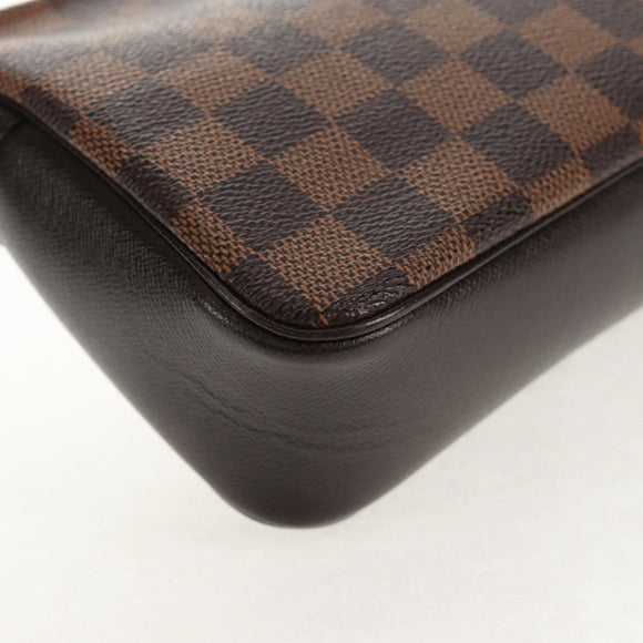 LOUIS VUITTON Damier Ebene Trousse Makeup Pouch N51982 LV Auth 147133V