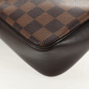 LOUIS VUITTON Damier Ebene Trousse Makeup Pouch N51982 LV Auth 147133V-16