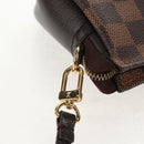 LOUIS VUITTON Damier Ebene Trousse Makeup Pouch N51982 LV Auth 147133V-17
