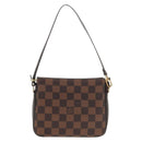 LOUIS VUITTON Damier Ebene Trousse Makeup Pouch N51982 LV Auth 147133V-13