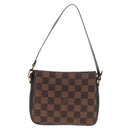 LOUIS VUITTON Damier Ebene Trousse Makeup Pouch N51982 LV Auth 147133V-2