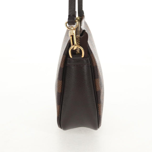 LOUIS VUITTON Damier Ebene Trousse Makeup Pouch N51982 LV Auth 147133V