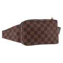 LOUIS VUITTON Damier Ebene Geronimos Shoulder Bag N51994 LV Auth 147134-1