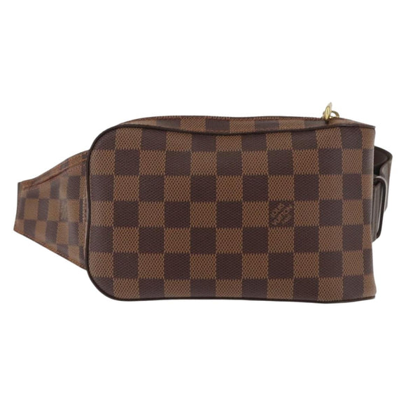 LOUIS VUITTON Damier Ebene Geronimos Shoulder Bag N51994 LV Auth 147134